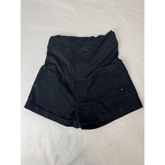 Celebrity Pink Maternity Shorts Black Denim Jean 3" Inseam Size Small - Picture 1 of 5